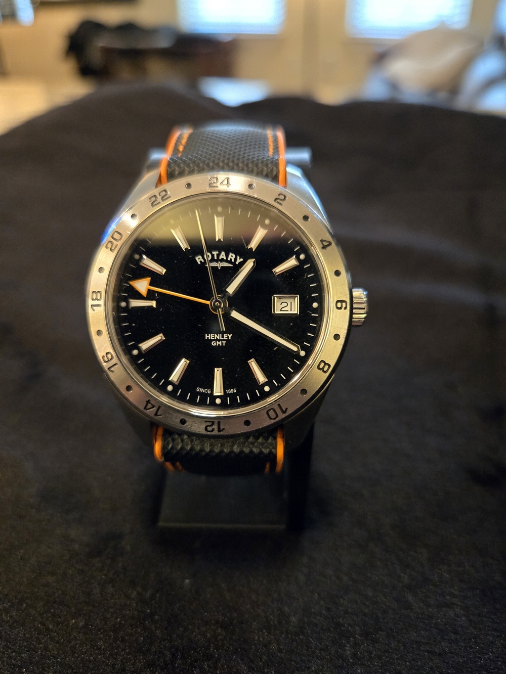 Rotary Henley GMT 41.5 mm Men Watch